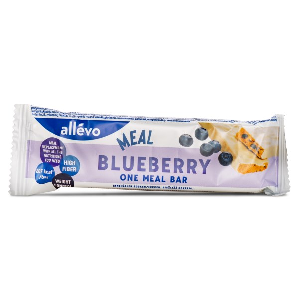 Allevo One Meal Bar, Blueberry, 1 kpl