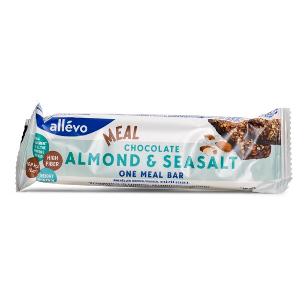 Allevo One Meal Bar, Almond & Seasalt, 1 kpl