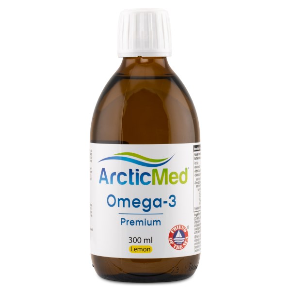 ArcticMed Omega-3 Premium, Sitruuna, 300 ml