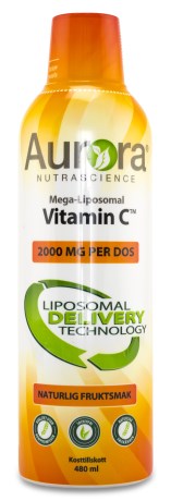 Pienoiskuva Aurora Mega Liposomaalinen C-vitamiini, 480 ml