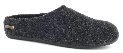 Pienoiskuva Axelda Miesten Villaiset Tossut, 42, Tummanharmaa