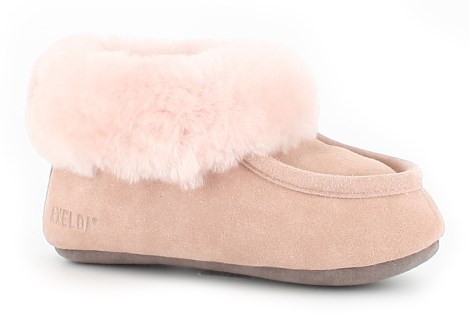 Pienoiskuva Axelda Lampaannahkaiset Lasten Tossut, 23, Nude Pink