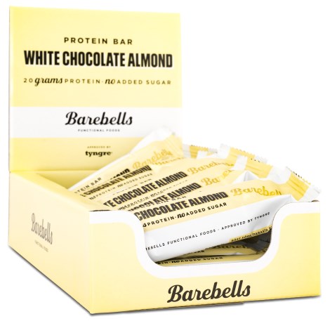 Pienoiskuva Barebells Protein Bar, White Chocolate Almond , 12 kpl