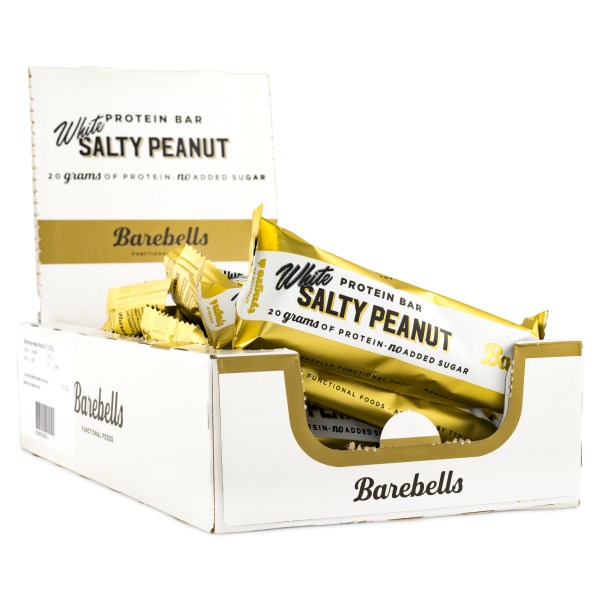 Barebells Protein Bar, White Salty Peanut, 12 kpl pakkaus