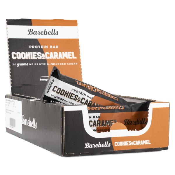 Barebells Protein Bar, Cookies & Caramel, 12 kpl