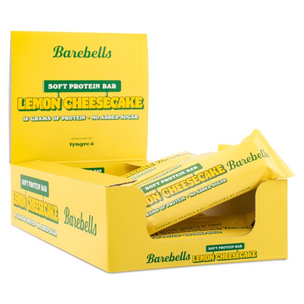 Barebells Soft Protein Bar, Lemon Cheesecake, 12 kpl pakkaus