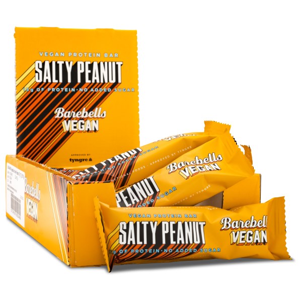 Barebells Vegaaninen Proteiinipatukka , Salty Peanut, 12 kpl pakkaus