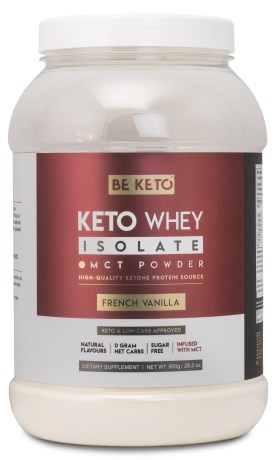 Pienoiskuva BeKeto KETO Whey + MCT, French Vanilla, 800 g