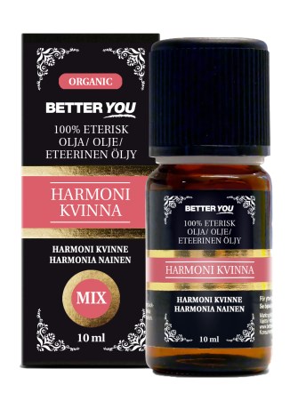 Pienoiskuva Better You Eteerinen Naisharmonia �ljysekoitus, EKO, 10 ml