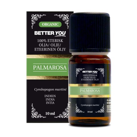 Pienoiskuva Better You Eteerinen Palmarosa -ljy, EKO, 10 ml