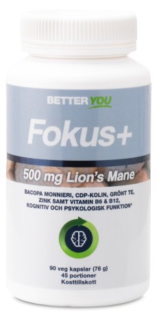 Pienoiskuva Better You Keskittyminen+ , 90 kapselia