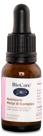 Pienoiskuva BioCare Nutrisorb Liquid Methyl B Complex, 15 ml