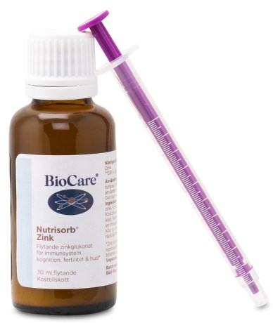 Pienoiskuva BioCare Nutrisorb Sinkki, 30 ml