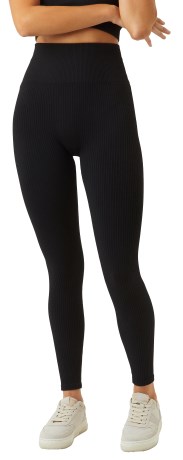 Pienoiskuva Bj�rn Borg Studio Seamless Rib Tights, M, Musta