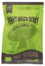 Pienoiskuva Cherky Foods Plantbased Jerky Eko, Black Garlic & Coffee, 30 g