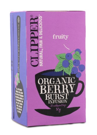 Pienoiskuva Clipper Tea Organic Berry Burst, 20 pussia