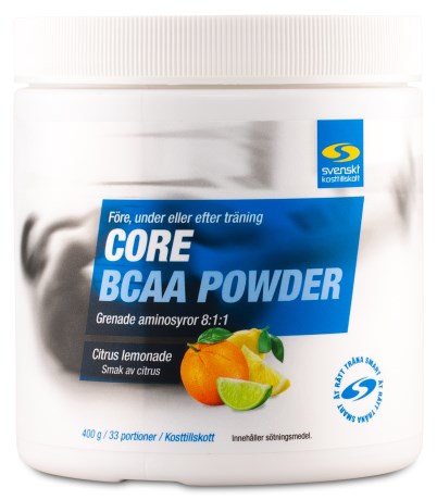 Pienoiskuva Core BCAA Powder, Sitruuslimonadi, 400 g