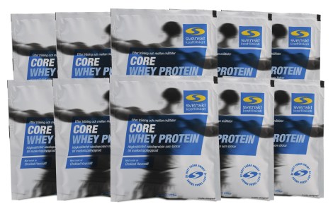 Pienoiskuva Core Whey Protein Annospussi , Suklaa/Merisuola, 10-pack