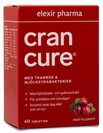 Pienoiskuva Cran Cure Puolukka- & Karpalouute, 60 tablettia