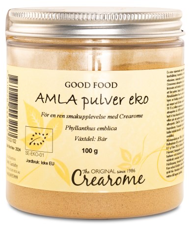 Pienoiskuva Crearome Amla-jauhe, Luomu, 100 g