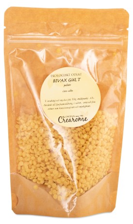 Pienoiskuva Crearome Mehilisvaha Keltainen Luomu, 100 g, Pelletit