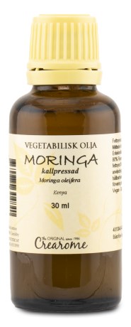 Pienoiskuva Crearome Kylm�puristettu Moringa �ljy, EKO, 30 ml