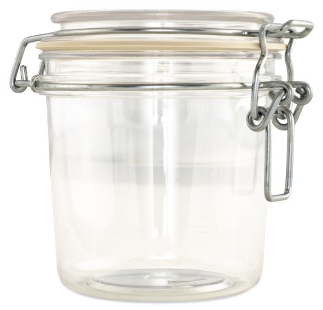 Pienoiskuva Kannellinen Crearome PET-purkki, 350 ml, Kirkas