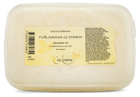 Pienoiskuva Crearome Saippuamassa Sheavoi Luonnonvalkoinen, 1 kg