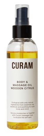 Pienoiskuva Curam Vartalo ja hieronta�ljy Wooden Citrus, 150 ml