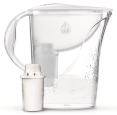 Pienoiskuva Dafi Kannu Atria Classic - Vesikannu Puhdistussuodattimella, 2,4 L, Valkoinen