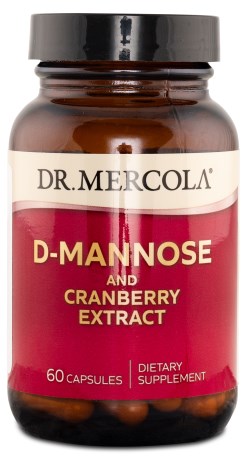 Pienoiskuva Dr Mercola D-Mannose and Cranberry, 60 kapselia