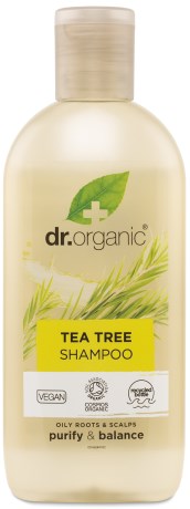Pienoiskuva Dr Organic Tea Tree Shampoo, 265 ml