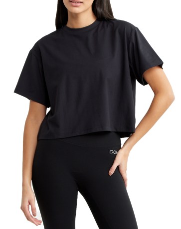 Pienoiskuva Drop Of Mindfulness Butter Soft Cropped Tee, S, Musta