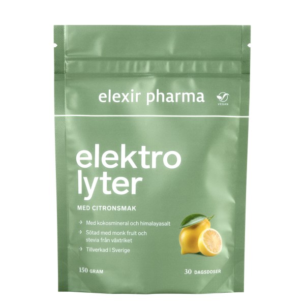 Elexir Pharma Elektrolyytit, Sitruuna, 150 g