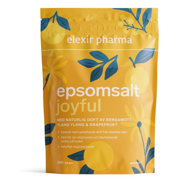 Elexir Pharma Epsom-Suola Tuoksulla, 1000g, Joyful