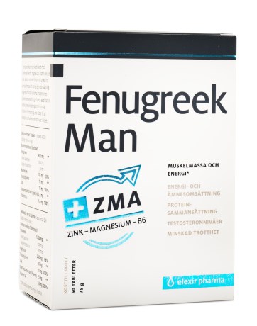 Pienoiskuva Elexir Pharma Fenugreek Man, 60 tablettia