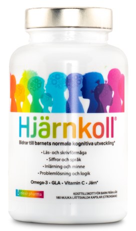 Pienoiskuva Elexir Pharma Hjrnkoll - Normaalin kognitiivisen kehityksen tue, 180 kapselia