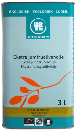 Pienoiskuva Urtekram Ekstra Neitsytoliiviljy, 500 ml