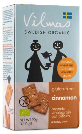 Pienoiskuva Fjllbergets Bageri Vilmas Kex Eko, Kaneli, 90 g