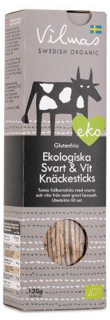 Pienoiskuva Fj�llbergets Bageri Vilmas Kn�ckesticks, Musta ja Valkoinen, 120 g