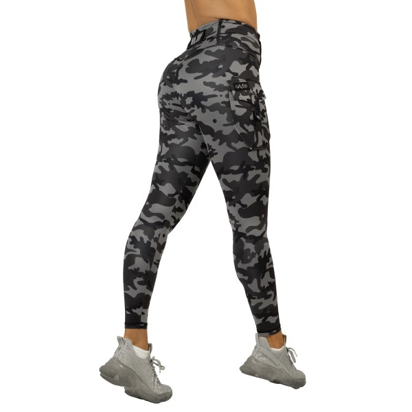 Gavelo Cargo Leggings, M, Camo Stealth
