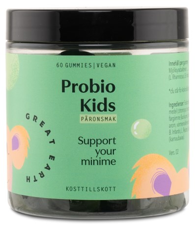 Pienoiskuva Great Earth Probio Kids, Pryn, 60 Vitamiinigummya