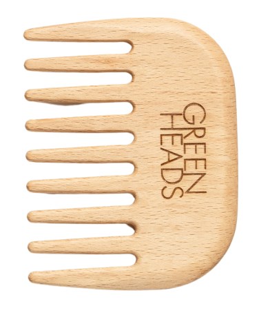 Pienoiskuva Green Heads Wide Wooden Comb, 1 kpl