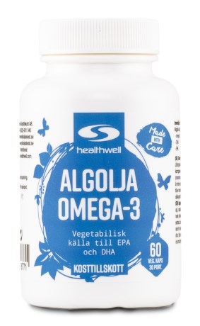 Pienoiskuva Healthwell Levljy Omega-3 , 60 kapselia
