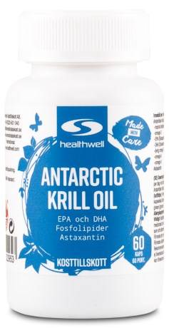 Pienoiskuva Healthwell Antarctic Krilliljy, 60 kapselia