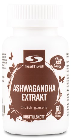 Pienoiskuva Healthwell Ashwagandha- kapselit, 60 kapselia
