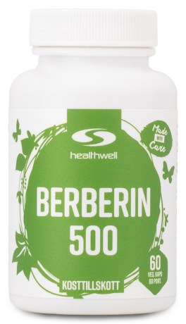Pienoiskuva Healthwell Berberiini 500, 60 kapselia