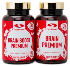 Healthwell Brain & Brainboost Premium Tuotepaketti
