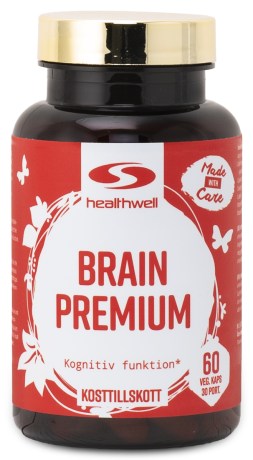 Pienoiskuva Healthwell Brain Premium, 60 kapselia