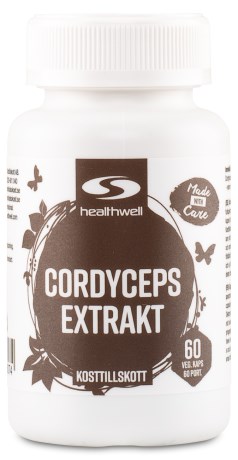 Pienoiskuva Healthwell Cordyceps, 60 kapselia
